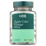 Holland & Barrett Apple Cider Vinegar 500mg Vegan Tablets 60 Pack