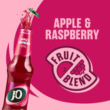 J2O Apple and Raspberry soft drink 4 x 275ml, UK version