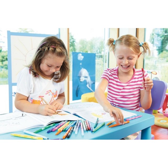 Stabilo Power colouring pens assorted colours wallet of 24 (British brand)