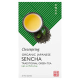Clearspring Japanese Sencha green tea bags - British product