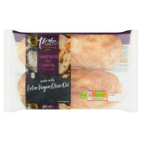 Sainsburys Half Ciabatta Taste the Difference x2