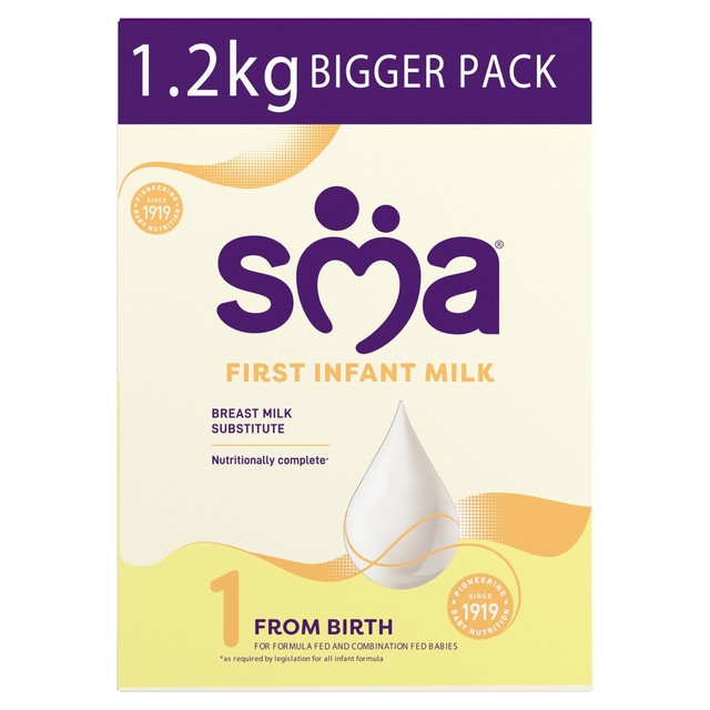 SMA First Infant Baby Milk Powder 1.2kg (British brand)