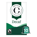 Cru Kafe Organic Fairtrade Decaf Coffee Pods 10s