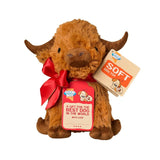 Good Boy Gifting Dog Toy Softy Highland Cow Plush Toy