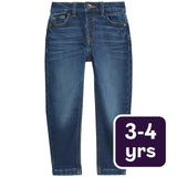 M&S Boys Skinny Jeans Dark Denim 3-4 Years