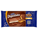 McVitie's Digestives Milk Chocolate Slices Chocolate Biscuit Bars 5 Pack