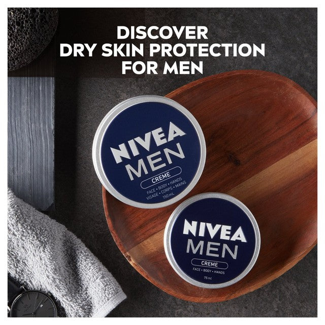 Nivea men's creme moisturiser 150ml, imported from the UK