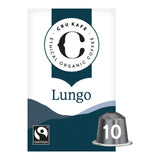 CRU Kafe Organic Fairtrade Lungo Coffee Pods 10 Pack