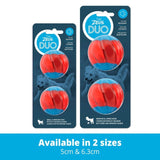 Zeus Duo Ball with squeaker 5cm (British brand)