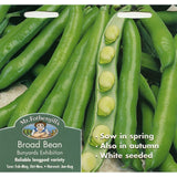 Mr Fothergill's Seeds Broad Bean Bunyards Exhibition Vegetable Seeds