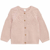 M&S pink patterned cardigan 18-24 months, imported from the UK
