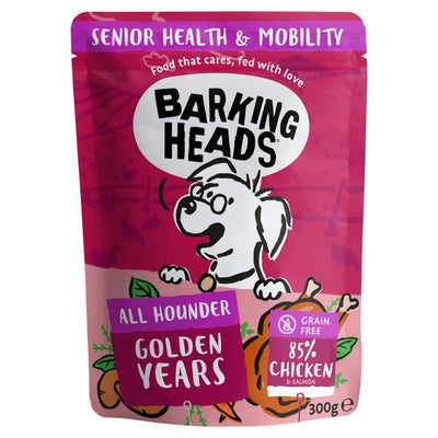 Barking Heads Golden Years Senior Wet Dog Food Pouch 300g