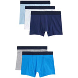 M&S Boys Trunks Blue 6-7 Years 5 Pack, imported from the UK
