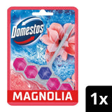 Domestos Power 5 Pink Toilet Rim Block