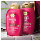 OGX Anti-Breakage+ Keratin Oil Conditioner 385ml, imported from the UK