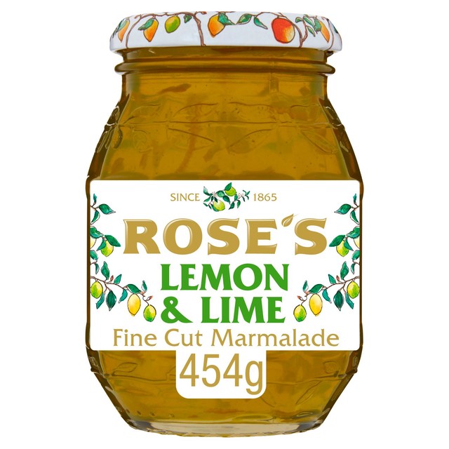 Rose's Lemon & Lime Marmalade 454g, imported from the UK