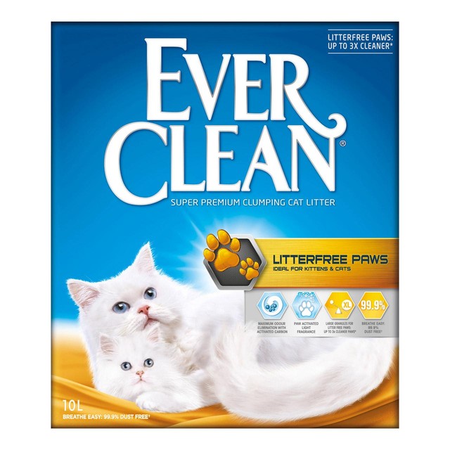 Ever Clean Litterfree Paws cat litter 10L - British product