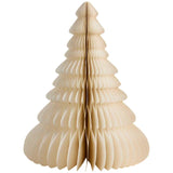 M&S paper Christmas tree decoration cream 1.5ft, imported from the UK