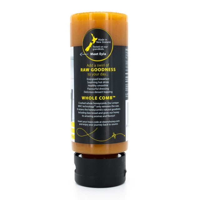 Steens MGO 100 Raw Multi Manuka Honey 340g (British brand)