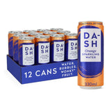DASH Orange Infused Sparkling Water 12 x 330ml