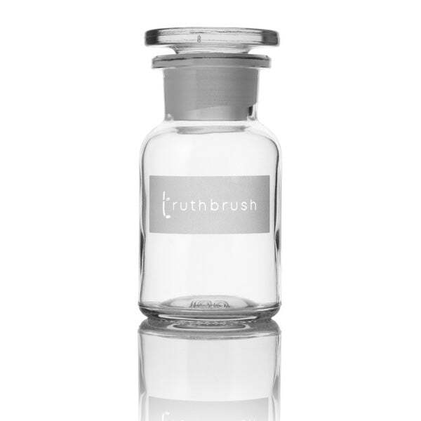 Truthbrush Glass Apothecary Jar for Truthtabs Storage (British brand)