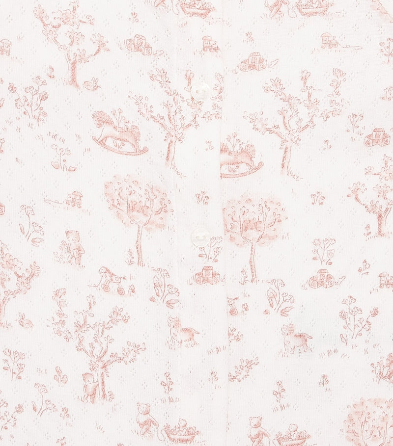 Tartine et Chocolat baby all-in-one woodland toile print 0-24 months (British brand)