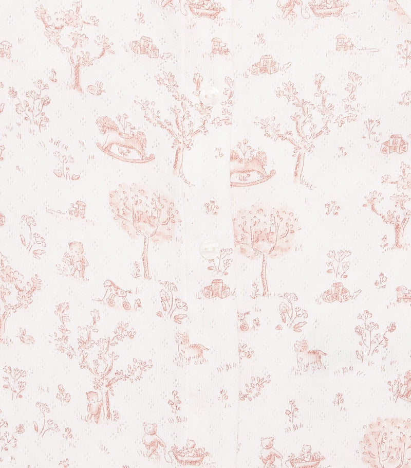 Tartine et Chocolat baby all-in-one woodland toile print 0-24 months (British brand)
