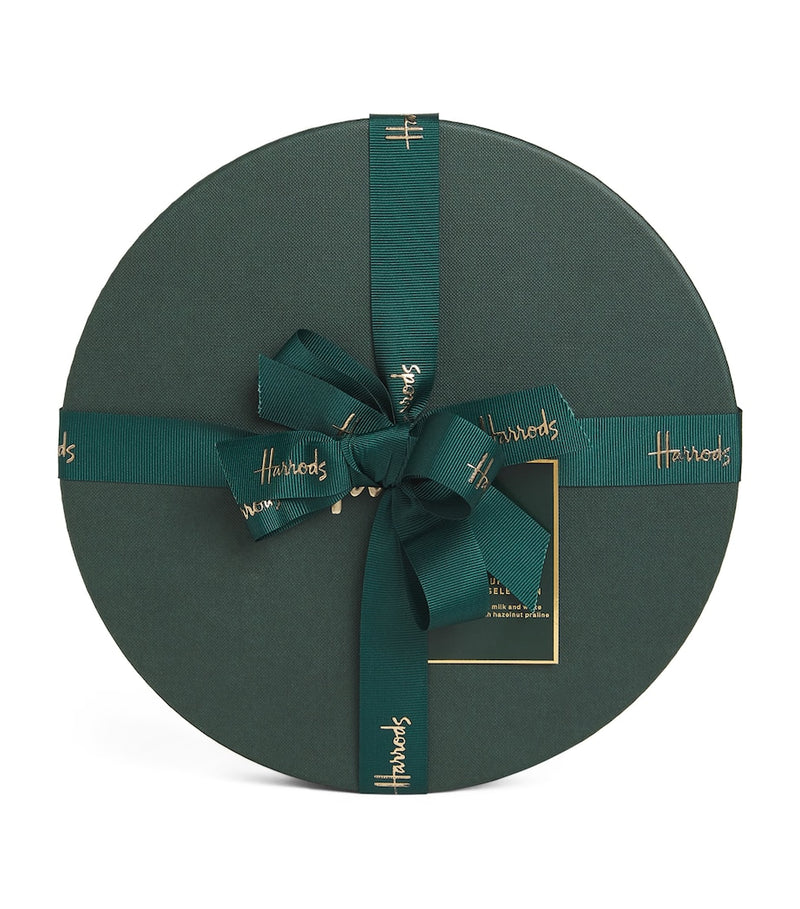 Harrods Belgian mini chocolate selection with mushroom-shaped chocolates and hazelnut praline 560g, UK version