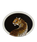 Dolce&Gabbana Casa Porcelain Leopard Oval Serving Plate 45.5cm