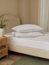 2 Pack King Size Duck Feather and Down Bed Pillows