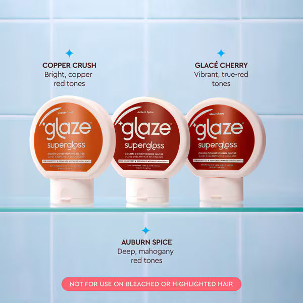 Glaze hair gloss copper crush 190ml, UK version