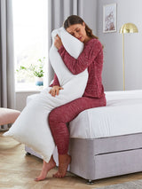 Silentnight Medium Squishy Velvet Touch Body Pillow 147x48cm