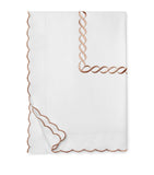 Pratesi cotton duvet cover with chain motif design, king size 230cm x 220cm, imported from the UK