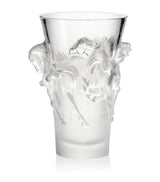 Lalique Crystal Equus Vase (38cm)