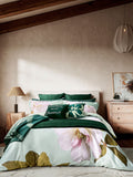 Ted Baker Gardenia Floral duvet cover and pillowcase set in mint green (British brand)
