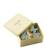 VILLARI Gold Plated Butterfly Napkin Rings Tableware Set of 4