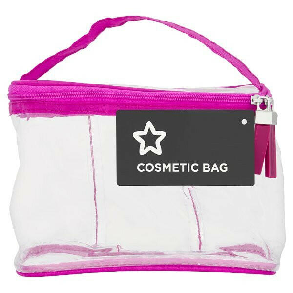 Superdrug Clear PVC Makeup Bag GOODS Superdrug