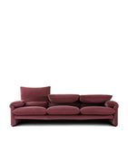 Minimalist Upholstered Bed with Adjustable Headboard and Walnut Wood Feet 240cm Wide