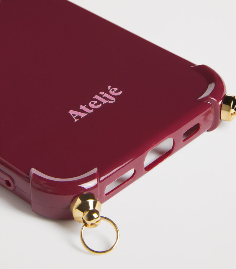 ATELJE Recycled Bold Burgundy iPhone 17 Case