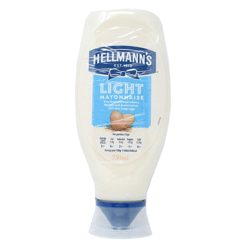 Hellmann's Light Squeezy Mayonnaise 2 x 750ml, UK version