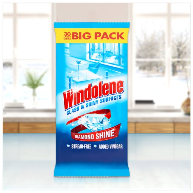 Windolene Window & Glass Cleaner Wipes 30 per pack GOODS M&S