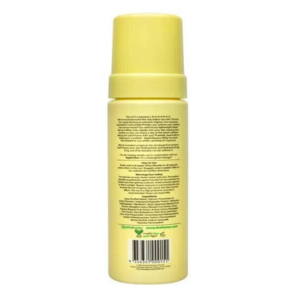 The Fox Tan Rapid Banana Whip Tan Accelerator 200ml GOODS Superdrug