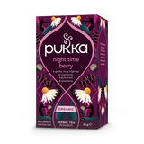 Pukka Organic Night Time Berry Herbal Tea 20 Tea Bags