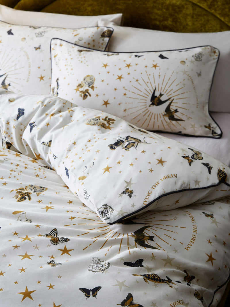 Rockett St George Janes Rose duvet and pillowcase set, imported from the UK