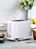 Tower White Solitaire 2 slice toaster (British brand)