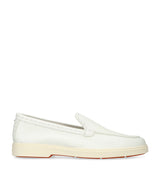 Premium Suede Loafers with Rubber Sole, Made in Italy