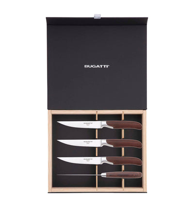 Bugatti En Cruz Pakka Flat Steak Knife Set of 4