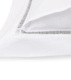 Yves Delorme Colisée Blanc Square Oxford pillowcase 65cm x 65cm (British brand)