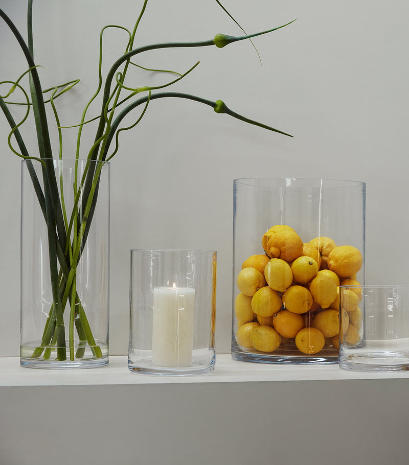 LSA International Glass Column Vase 28cm, UK version