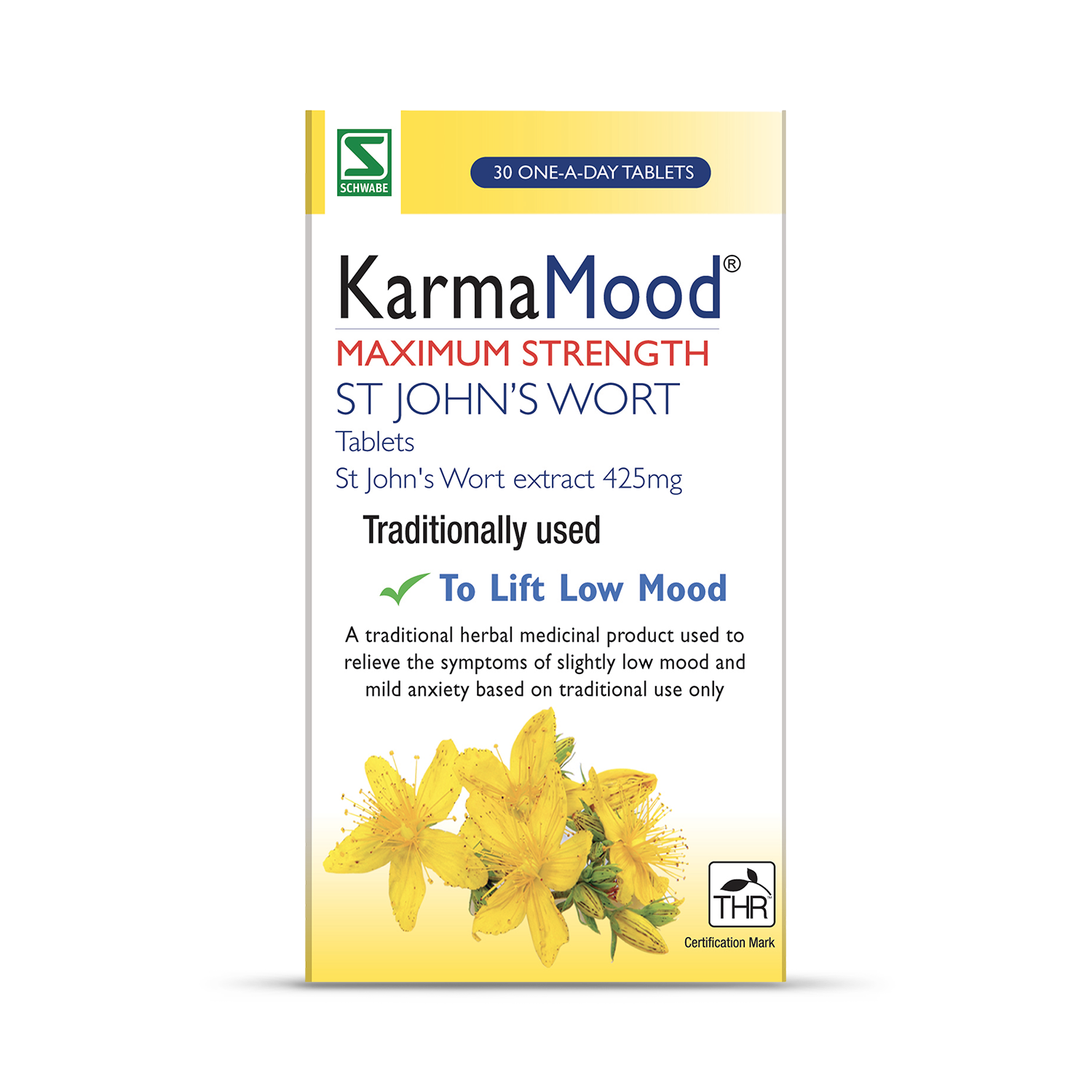Schwabe Pharma KarmaMood St John's Wort 425mg 30 Tablets - McGrocer